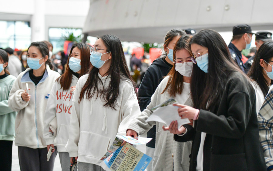 2021年廈門市同安區(qū)“春風(fēng)行動”現(xiàn)場招聘會（資料圖）。夏海濱攝