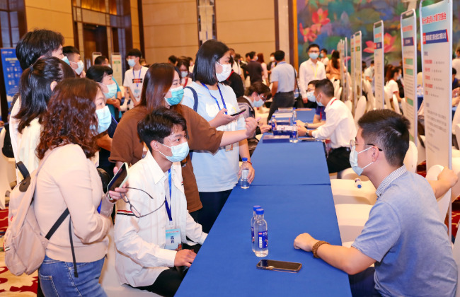 臺灣人才對接會。廈門市人社局供圖