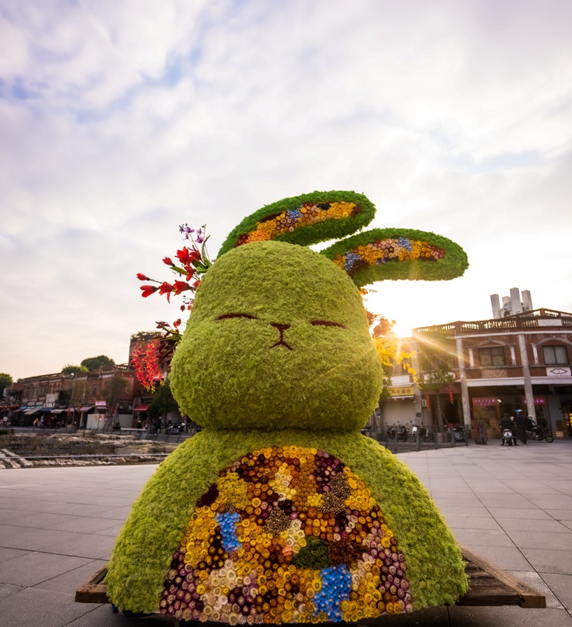 “蟳埔簪花兔”。泉州市文旅局供圖