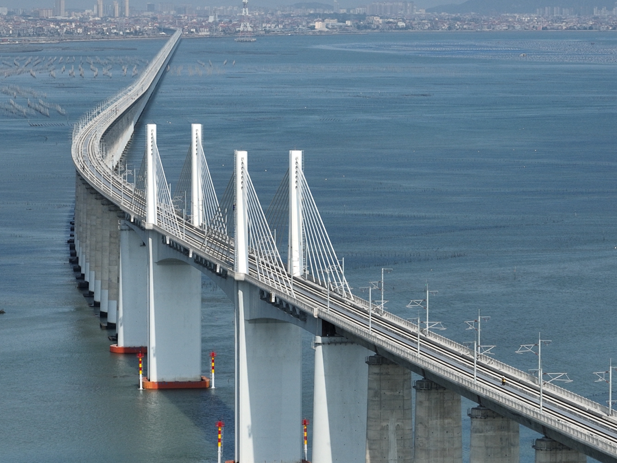 湄洲灣跨海大橋。胡鵬攝