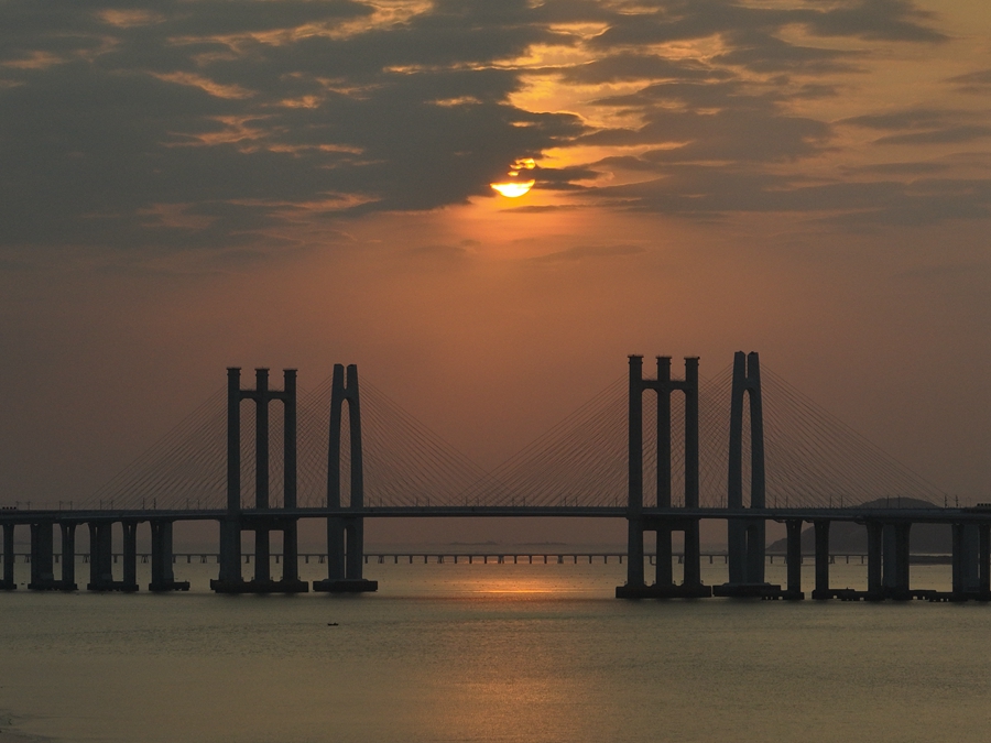 泉州灣跨海大橋。胡鵬攝