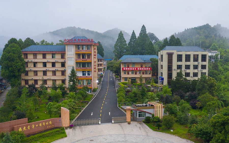 洋口林場場部。黃海攝